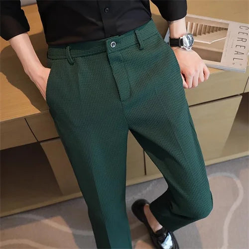 Waffle textured Chino Pants