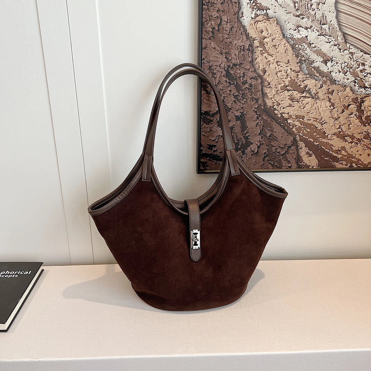 Retro Suede Handbag
