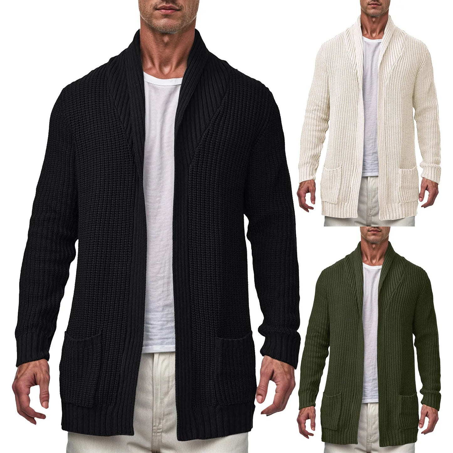 Long Knitted Cardigan
