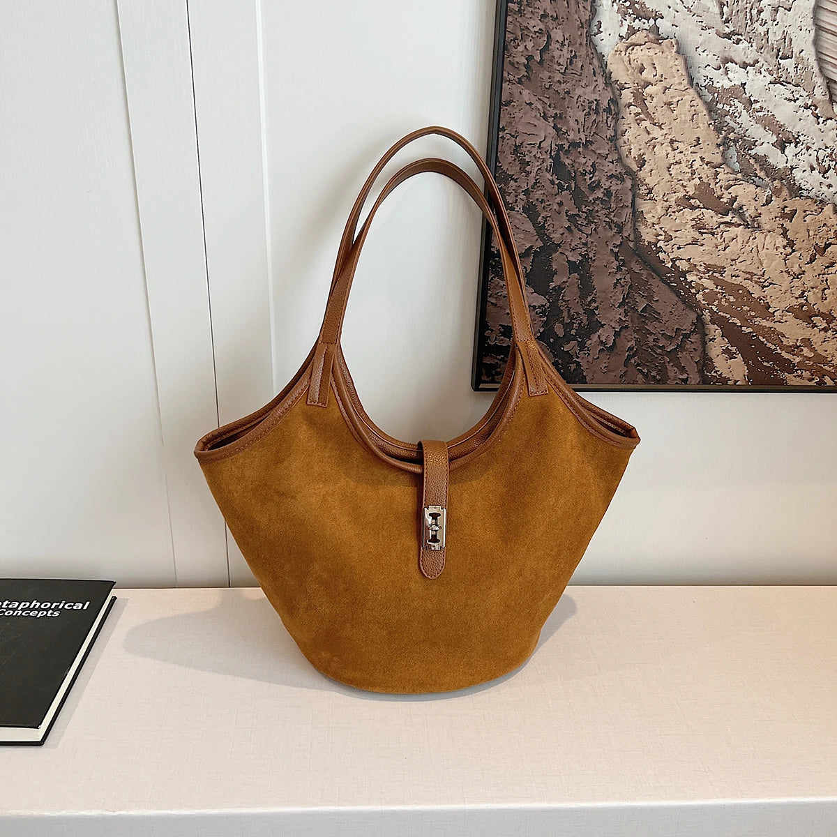 Retro Suede Handbag
