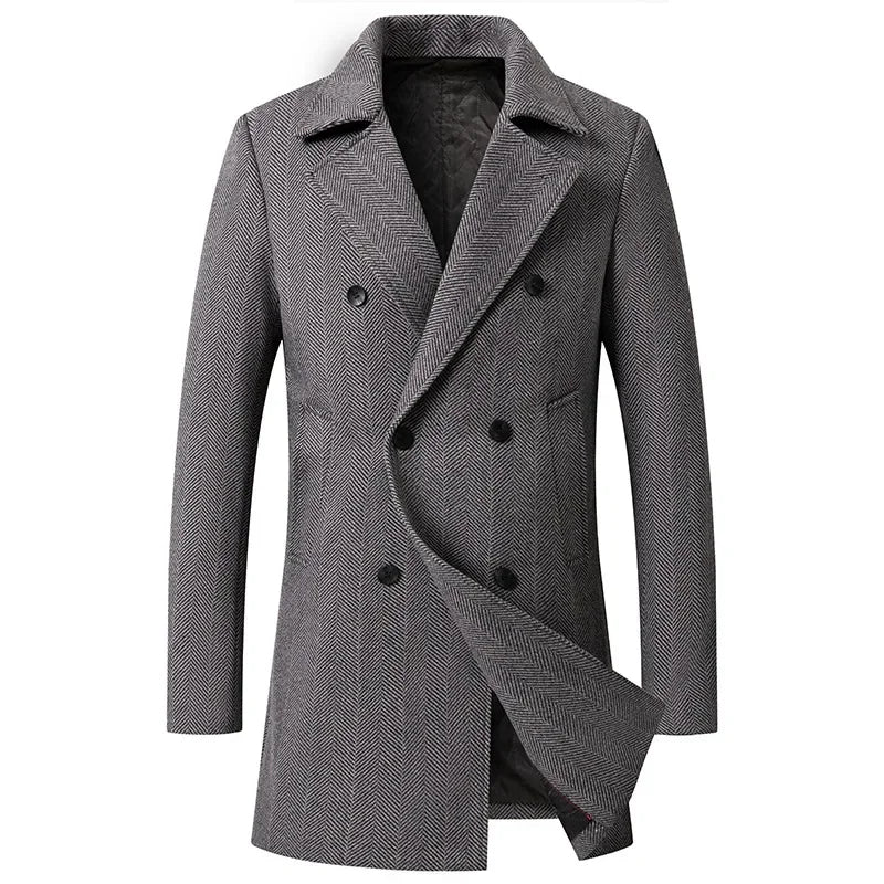 Double Breasted Wool Coat