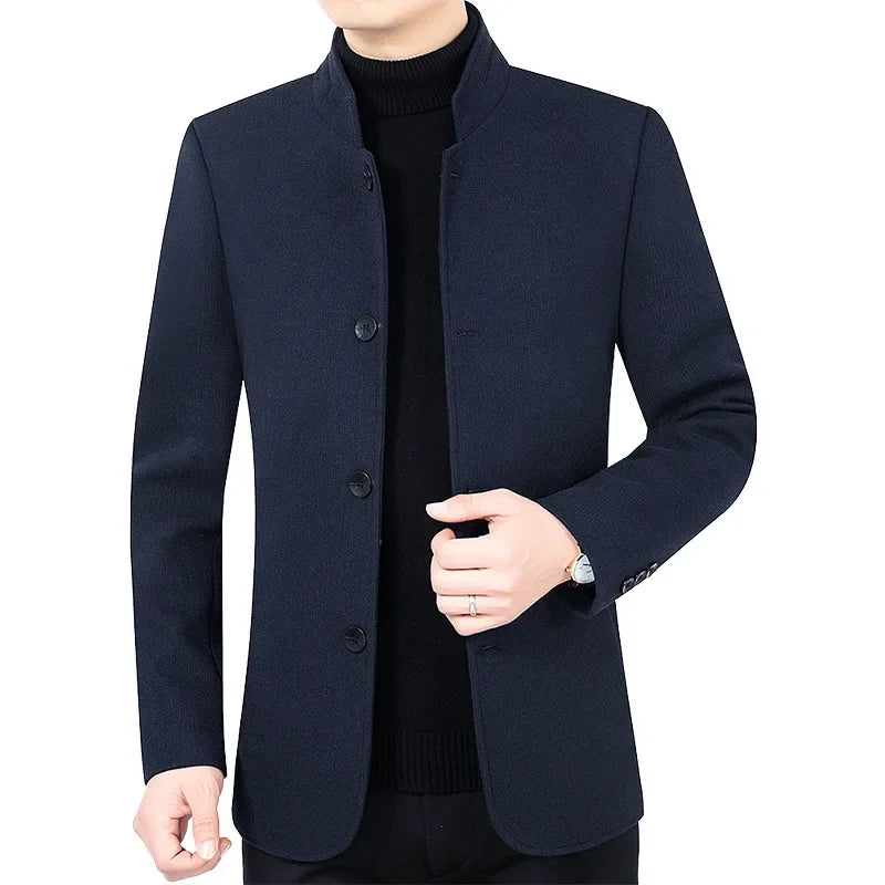 Wool Coat Blazer Style