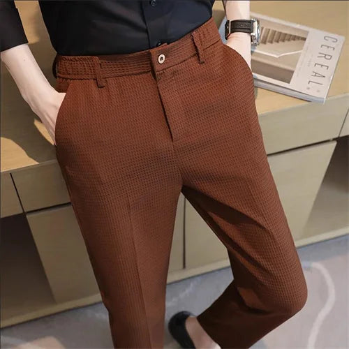Waffle textured Chino Pants
