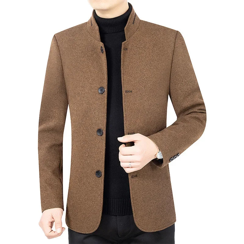 Wool Coat Blazer Style