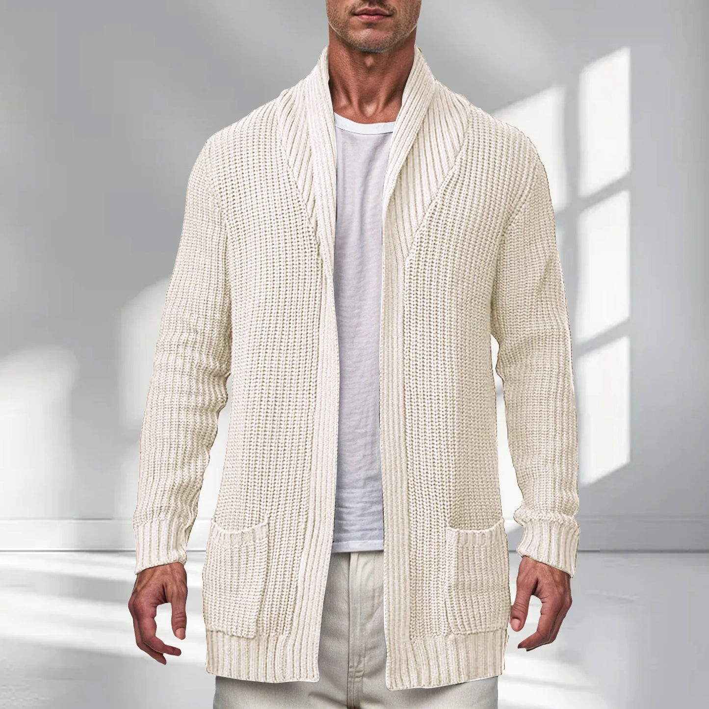 Long Knitted Cardigan
