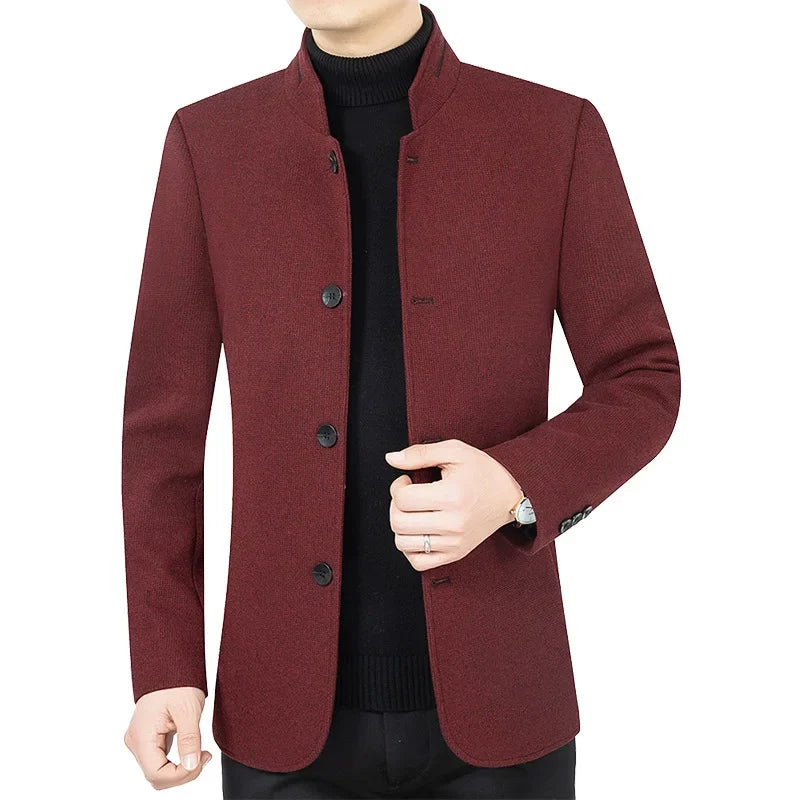 Wool Coat Blazer Style