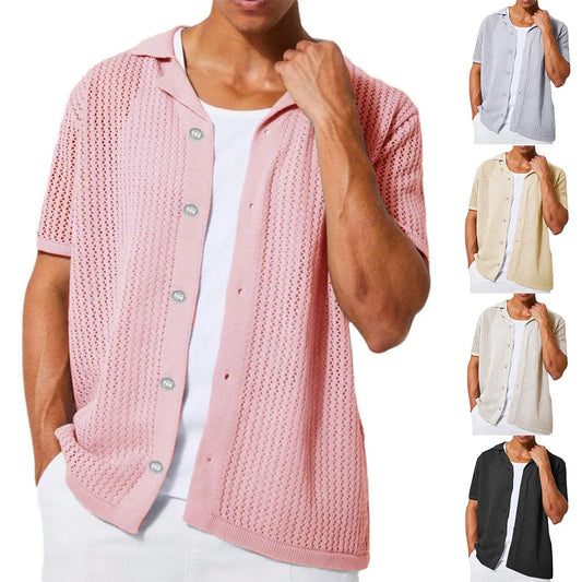 Beach Knit Button down