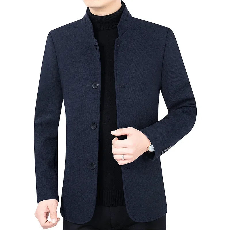Wool Coat Blazer Style