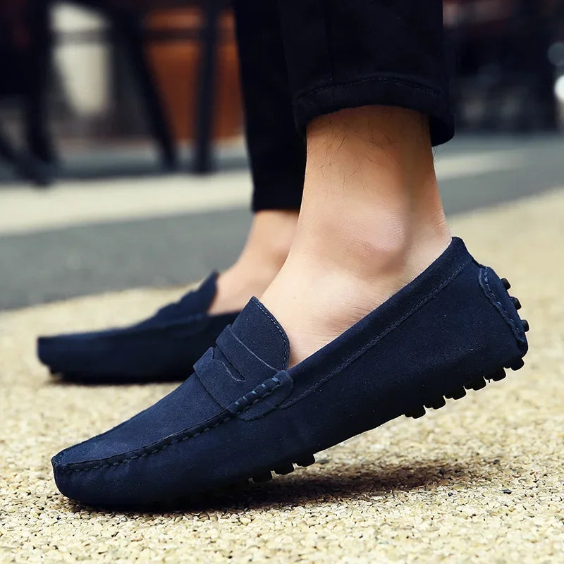 Nobilta Suede Driver Loafers